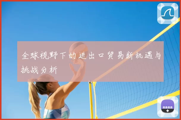 全球视野下的进出口贸易新机遇与挑战分析