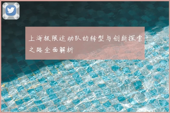 上海极限运动队的转型与创新探索之路全面解析