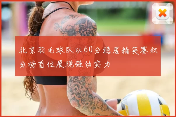 北京羽毛球队以60分稳居精英赛积分榜首位展现强劲实力