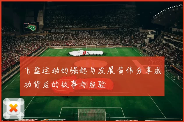 飞盘运动的崛起与发展黄伟分享成功背后的故事与经验